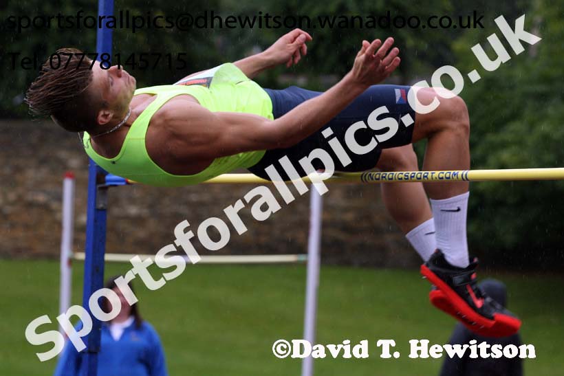 Senior mens high jump, EAP International Combined Events, Hexham Northumberland. Photo: David T. Hewitson/Sports for All Pics